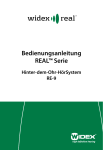 Bedienungsanleitung REAL™ Serie