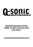 BEDIENUNGSANLEITUNG HOME CD-MP3-VCD