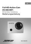 Full-HD-Action-Cam DV-850.WiFi Bedienungsanleitung