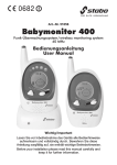 Babymonitor 400 DE, EN