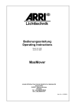 MaxMover - ARRI Lighting Rental