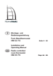 Montage- und Bedienungsanleitung Funk