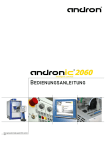 Bedienungsanleitung andronic 2060