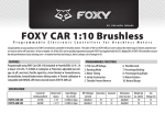 FOXY CAR 1:10 Brushless