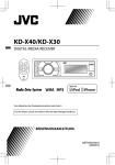 KD-X40/KD-X30