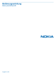 Nokia Lumia 630 Dual SIM Bedienungsanleitung