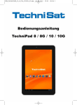 Bedienungsanleitung TechniPad 8 / 8G / 10 / 10G