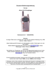 Bedienungsanleitung Alinco DJ-X3