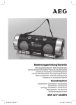 Bedienungsanleitung/Garantie Soundmachine SRR