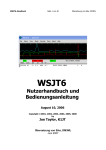 WSJT6 Nutzerhandbuch und Bedienungsanleitung August 10, 2006