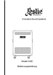 Modell 3300 Bedienungsanleitung Innovative Sound