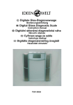D Digitale Glas-Diagnosewaage Digital Glass Diagnostic Scale
