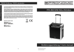 Bedienungsanleitung / Users manual PPA-8M/10M Akku