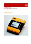 LIFEPAK 1000 Defibrillator-Bedienungsanleitung