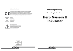 Herp Nursery II Inkubator - Hoch-Rep
