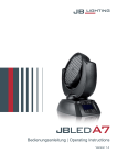 Manual - JB-lighting Lichtanlagentechnik
