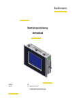 Betriebsanleitung WT205/M