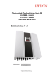 Photovoltaik-Wechselrichter Serie ES ES 5000 - 2000W ES