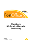 MS-Frueh - Manuelle Sortierung