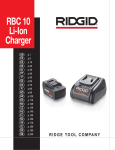 RBC 10 Li-Ion Charger - Ridgid