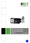 Betriebsanleitung FST CDE-T Ableiter