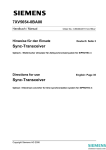 7XV5654-0BA00 Sync-Transceiver Sync-Transceiver