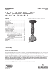 Fisherr Ventile EHD, EHS und EHT NPS 1