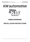 KW Suspension Systems Installation Instructions