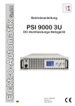 PSI 9000 3U Serie