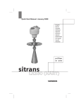 SITRANS LR260 (HART) Quick Start Manual