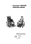 Invacare® TWISTER TWISTER-JUNIOR SERVICE