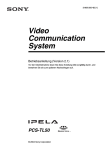 Sony PCS-TL50 Operation Manual v2.1