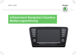 Infotainment Navigation Columbus Bedienungsanleitung