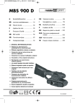 MBS 900 D - Meister Werkzeuge