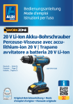 20 V Li-Ion akku-Bohrschrauber perceuse-Visseuse avec accu