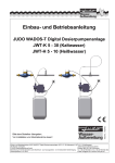 Einbau- und Betriebsanleitung JUDO WADOS