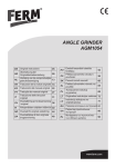 angle grinder agM1054