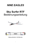 Bedienungsanleitung Sky Surfer RTF 4Kanal - rc-modellbau