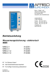 Betriebsanleitung Wassermangelsicherung - Wekonn e-shop