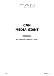 CAN Media Giant Handbuch