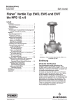 Fisher Ventile Typ EWD, EWS und EWT bis NPS 12 x 8