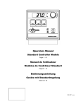 Operators Manual Standard Controller Models - Cole