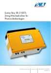 Sunny Boy SB 2100TL String-Wechselrichter für Photovoltaikanlagen