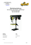 Betriebsanleitung - Spiral Reihs & Co.