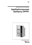 Applikationspumpe OptiSpray DPP01