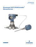 Rosemount 3051S MultiVariable™ Messumformer