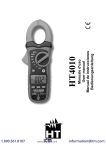 HT Instruments HT Instruments HT4010 AC Clamp Meter Manual