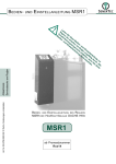 Bedien- und Einstelleinleitung Dachs MSR 1 - SENERTEC