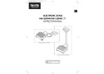 ELECTRONIC SCALE WB-100MA/WB-110MA
