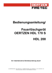 Feuerlöschgerät OERTZEN HDL 170 S HDL 200